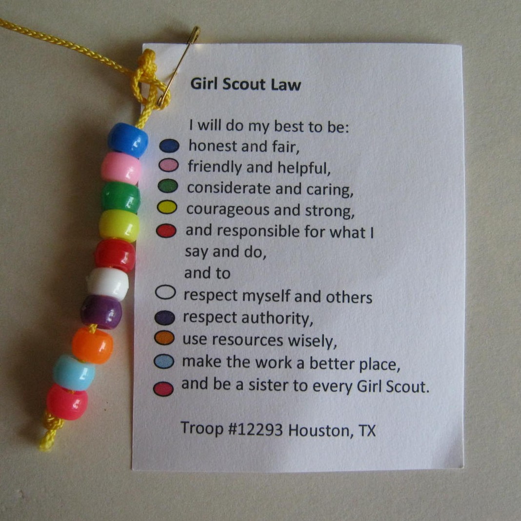Mini Beaded Friend SWAPS Kit for Girl Scouts to Exchange Kids Craft makes 25